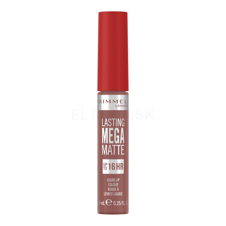 Rimmel London Lasting Mega Matte Liquid Lip Colour Rúž pre ženy 7,4 ml Odtieň Strapless
