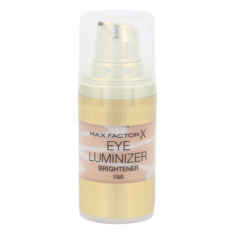 Max Factor Eye Luminizer Brightener Rozjasňovač pre ženy 15 ml Odtieň Fair