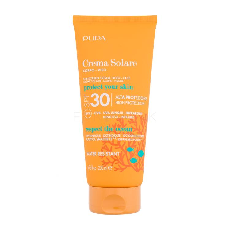 Pupa Sunscreen Cream SPF30 Opaľovací prípravok na telo 200 ml