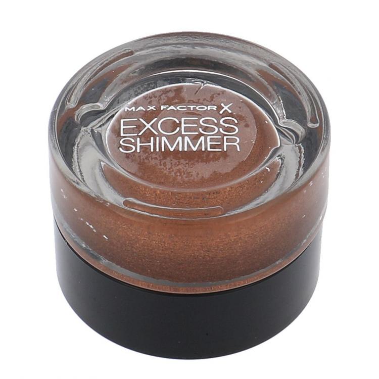 Max Factor Excess Shimmer Očný tieň pre ženy 7 g Odtieň 25 Bronze