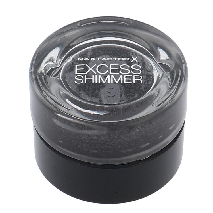 Max Factor Excess Shimmer Očný tieň pre ženy 7 g Odtieň 30 Onyx