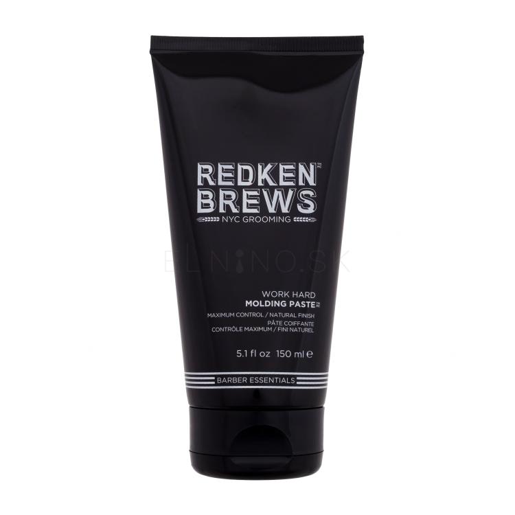 Redken Brews Hard Molding Paste Vosk na vlasy pre mužov 150 ml
