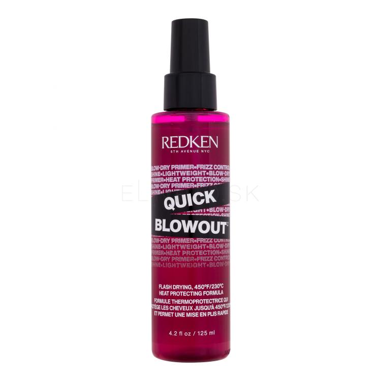 Redken Quick Blowout Lightweight Blow Dry Primer Spray Pre tepelnú úpravu vlasov pre ženy 125 ml