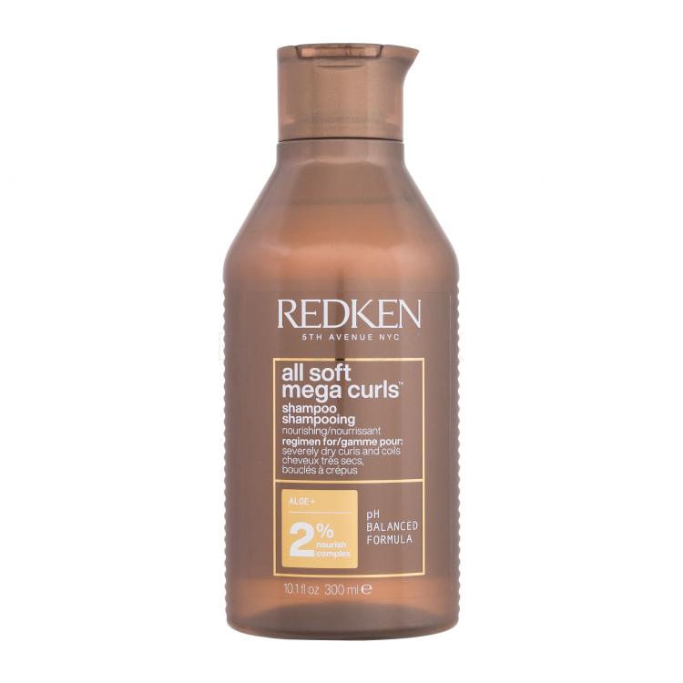 Redken All Soft Mega Curls Shampoo Šampón pre ženy 300 ml
