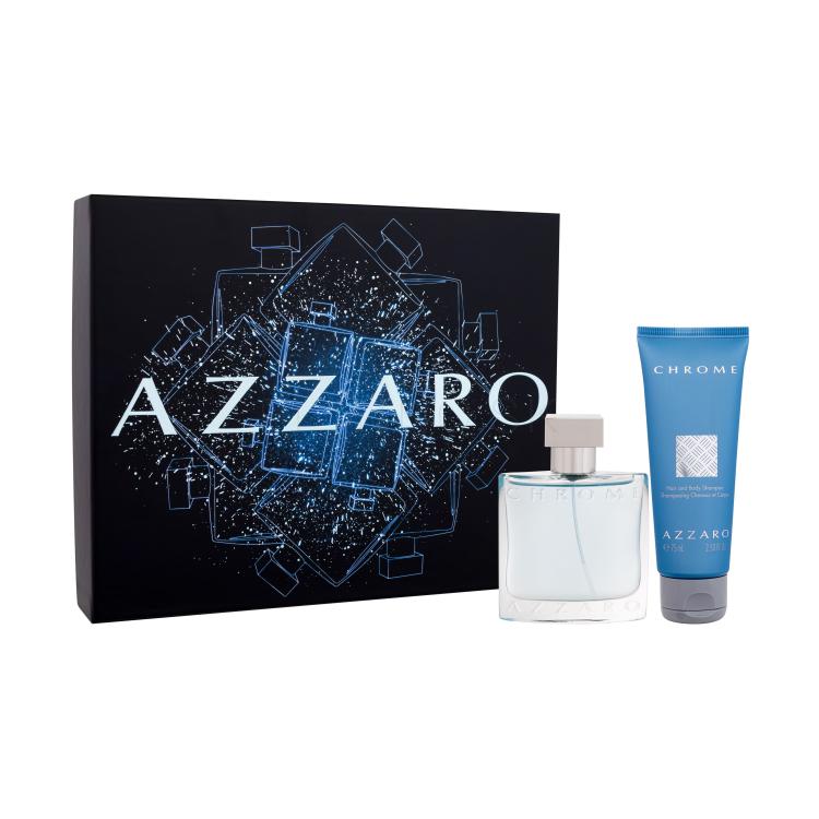Azzaro Chrome Darčeková kazeta toaletná voda 50 ml + sprchovací gél 75 ml