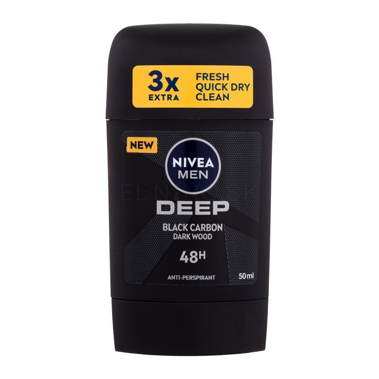 Nivea Men Deep Black Carbon 48H Antiperspirant pre mužov 50 ml