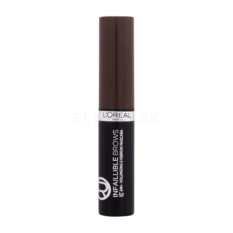 L'Oréal Paris Infaillible Brows Volumizing Eyebrow Mascara Špirála na obočie pre ženy 4,4 ml Odtieň 3.0 Brunette