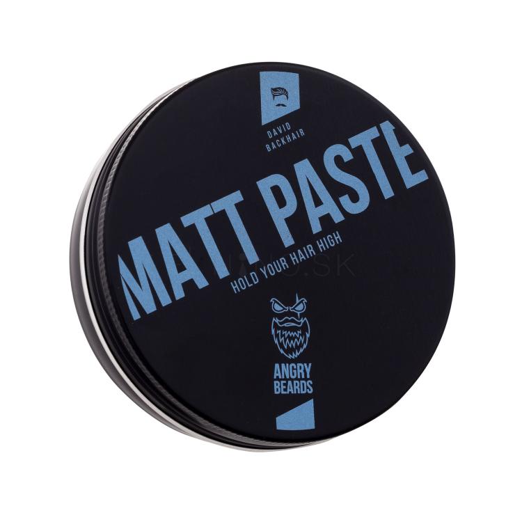 Angry Beards Matt Paste David Backhair Krém na vlasy pre mužov 100 g