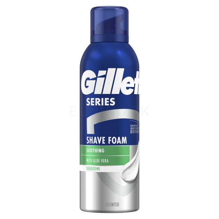 Gillette Series Sensitive Pena na holenie pre mužov 200 ml