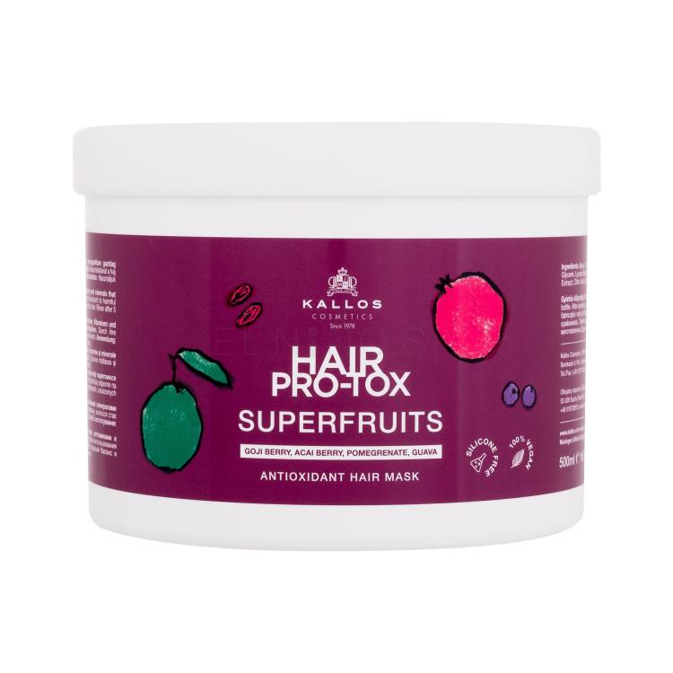 Kallos Cosmetics Hair Pro-Tox Superfruits Antioxidant Hair Mask Maska na vlasy pre ženy 500 ml