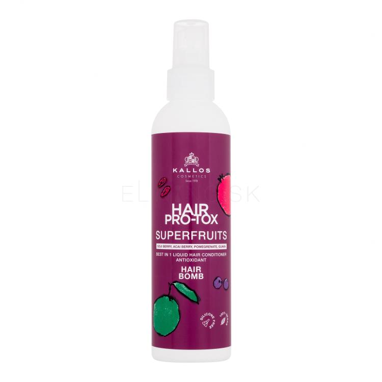Kallos Cosmetics Hair Pro-Tox Superfruits Hair Bomb Kondicionér pre ženy 200 ml