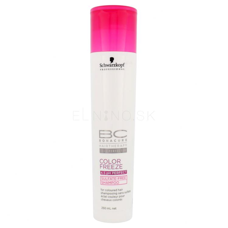 Schwarzkopf Professional BC Bonacure pH 4.5 Color Freeze Perfect Sulfate-Free Šampón pre ženy 250 ml