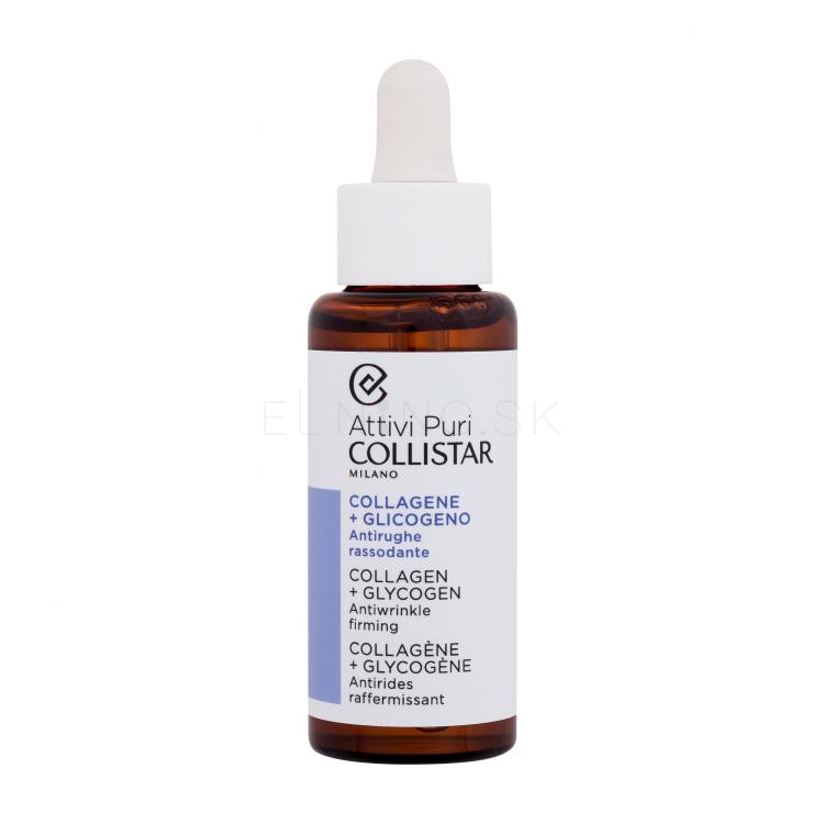 Collistar Pure Actives Collagen + Glycogen Antiwrinkle Firming Pleťové sérum pre ženy 50 ml
