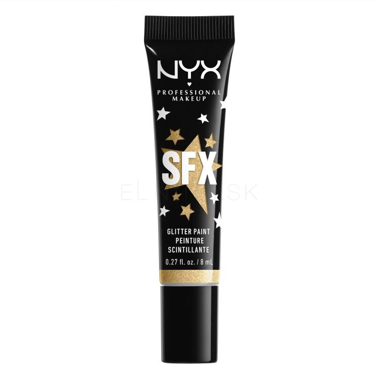 NYX Professional Makeup SFX Glitter Paint Make-up pre ženy 8 ml Odtieň 01 Graveyard Glam