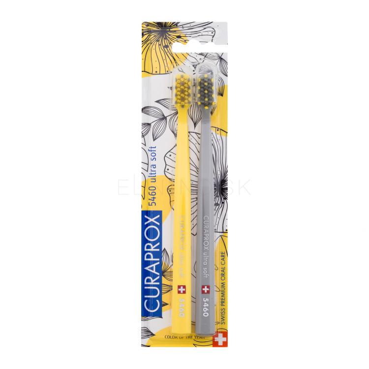 Curaprox 5460 Ultra Soft Duo Yellow/Grey Edition Zubná kefka Set