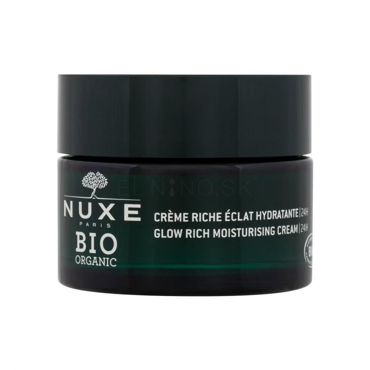 NUXE Bio Organic Citrus Cells Glow Rich Moisturising Cream Denný pleťový krém pre ženy 50 ml tester
