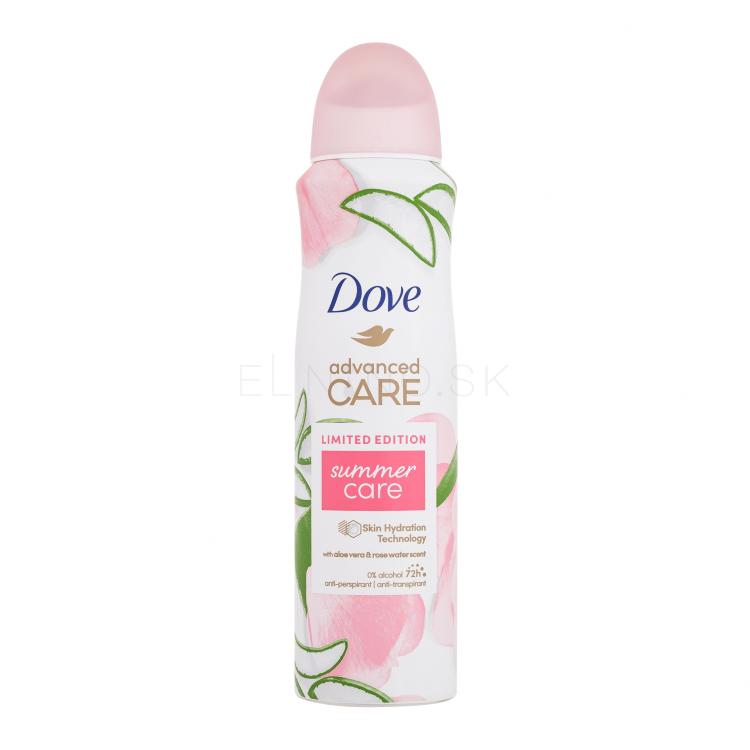 Dove Advanced Care Summer Care 72h Antiperspirant pre ženy 150 ml