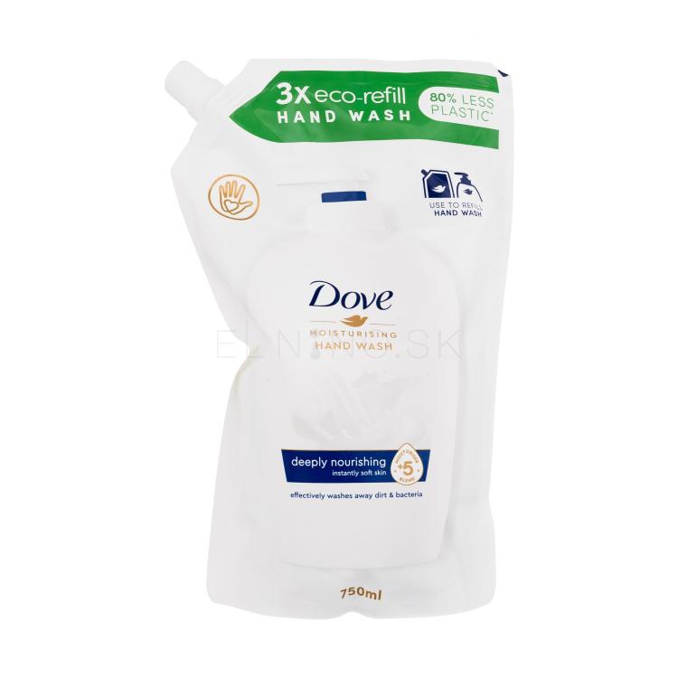 Dove Deeply Nourishing Original Hand Wash Tekuté mydlo pre ženy Náplň 750 ml