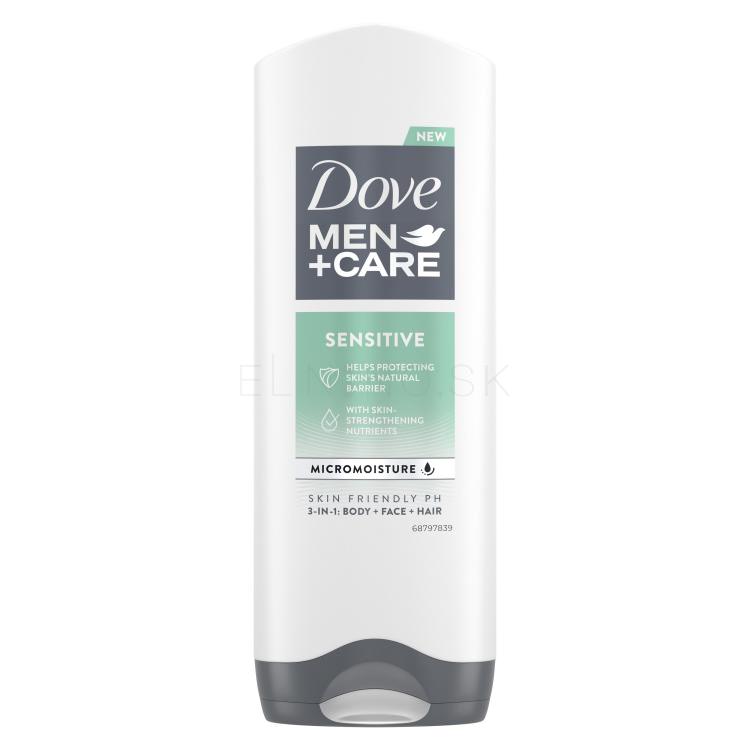 Dove Men + Care Sensitive Sprchovací gél pre mužov 250 ml