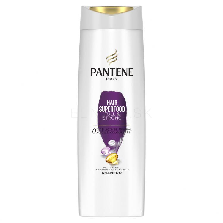 Pantene Superfood Full &amp; Strong Shampoo Šampón pre ženy 400 ml