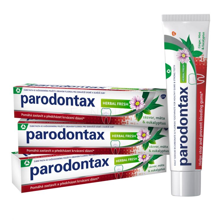 Parodontax Herbal Fresh Trio Zubná pasta Set