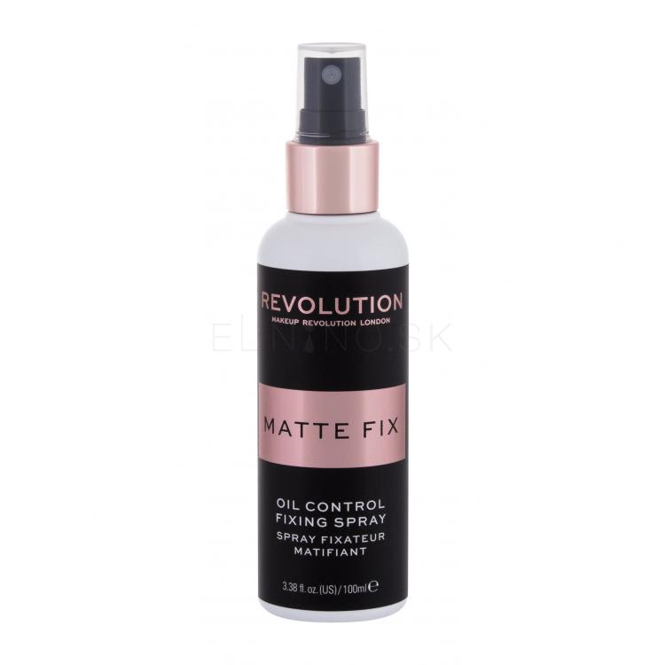 Makeup Revolution London Matte Fix Oil Control Spray Fixátor make-upu pre ženy 100 ml