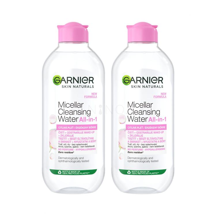 Set Micelárna voda Garnier Skin Naturals Micellar Water All-In-1 Sensitive