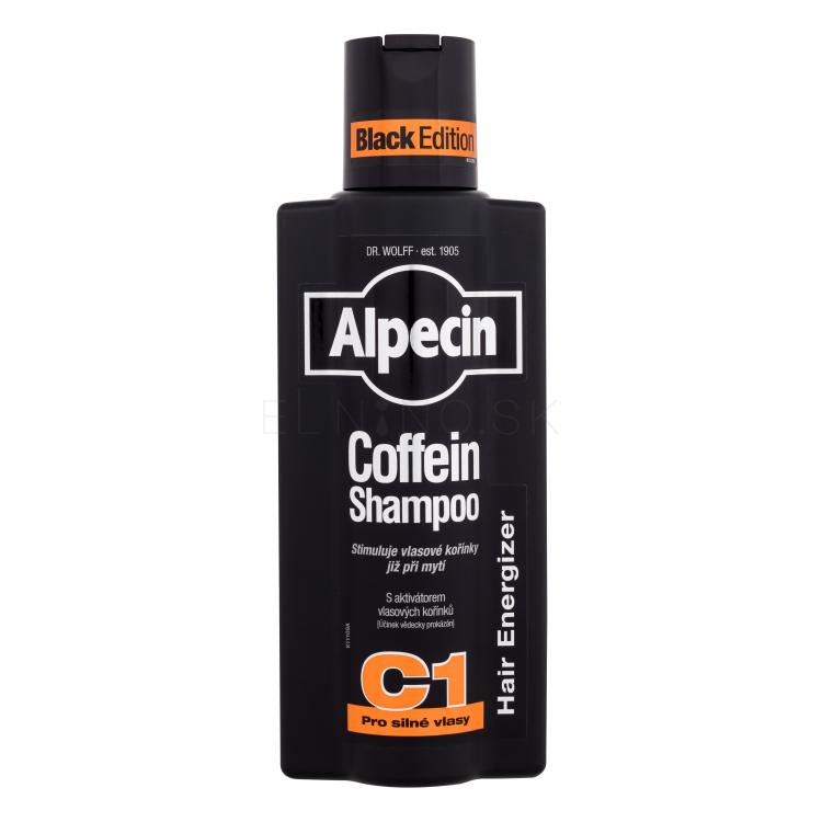 Alpecin Coffein Shampoo C1 Black Edition Šampón pre mužov 375 ml