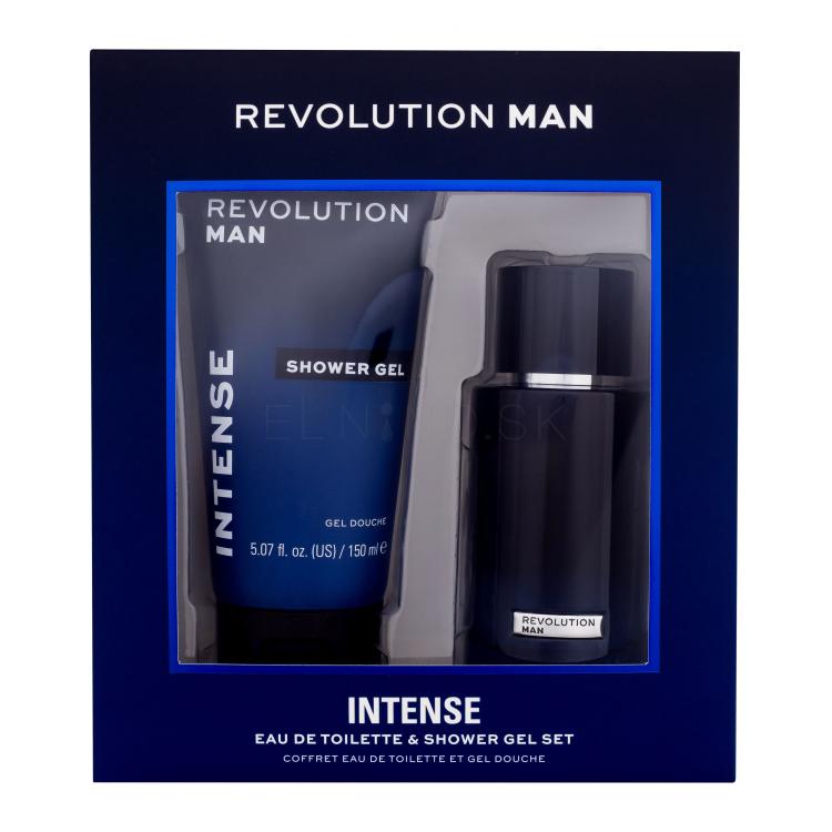 Revolution Man Intense Darčeková kazeta toaletná voda 100 ml + sprchovací gél 150 ml