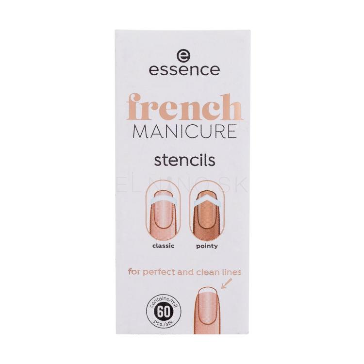 Essence French Manicure Stencils 01 French Tips &amp; Tricks Manikúra pre ženy Set