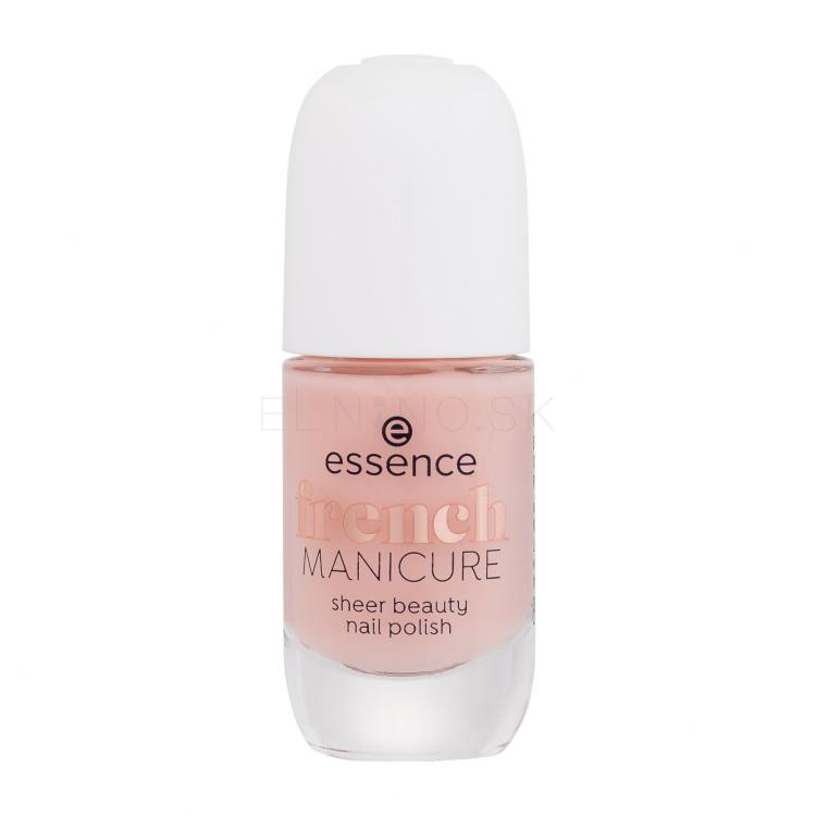 Essence French Manicure Sheer Beauty Nail Polish Lak na nechty pre ženy 8 ml Odtieň 01 Peach Please!