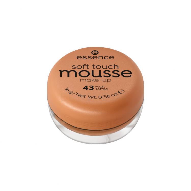Essence Soft Touch Mousse Make-up pre ženy 16 g Odtieň 43 Matt Toffee