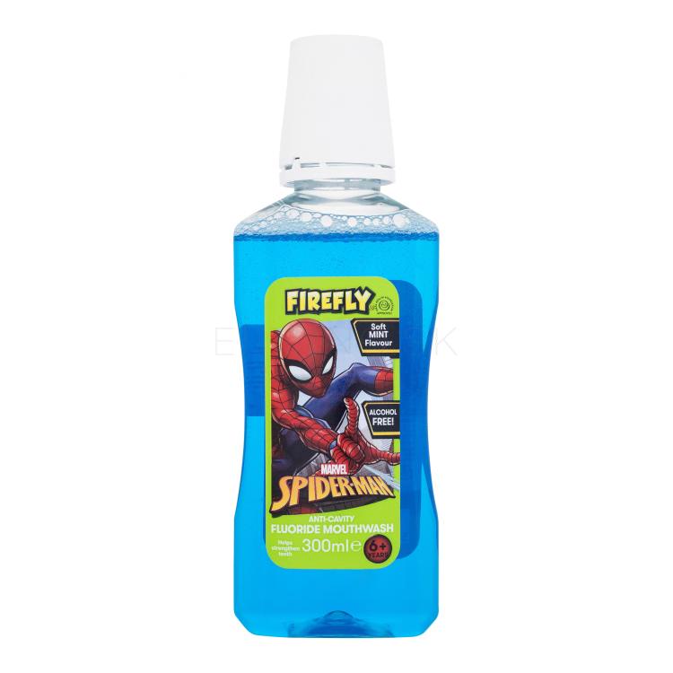 Marvel Spiderman Firefly Anti-Cavity Fluoride Mouthwash Ústna voda pre deti 300 ml