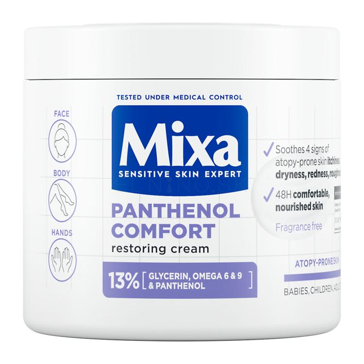 Mixa Panthenol Comfort Restoring Cream Telový krém 400 ml