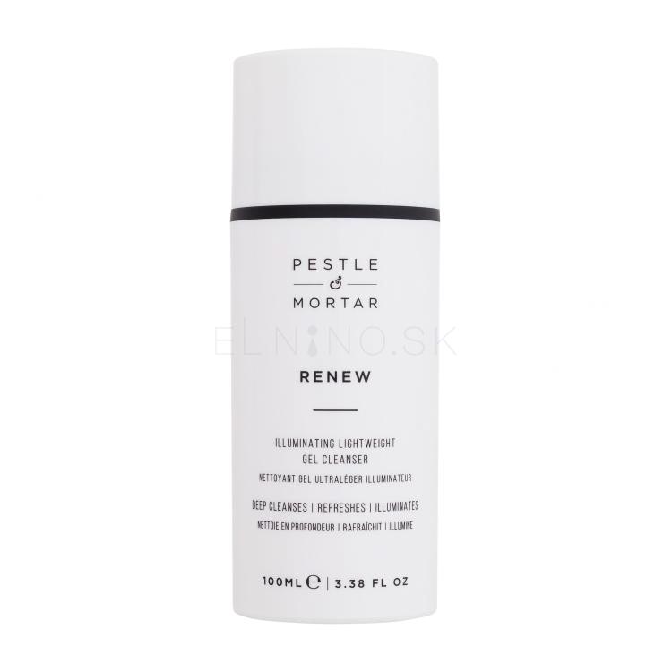 Pestle &amp; Mortar Renew Illuminating Lightweight Gel Cleanser Čistiaci gél pre ženy 100 ml