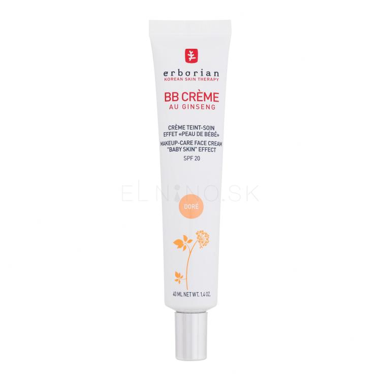 Erborian BB Crème Makeup-Care Face Cream SPF20 BB krém pre ženy 40 ml Odtieň Doré