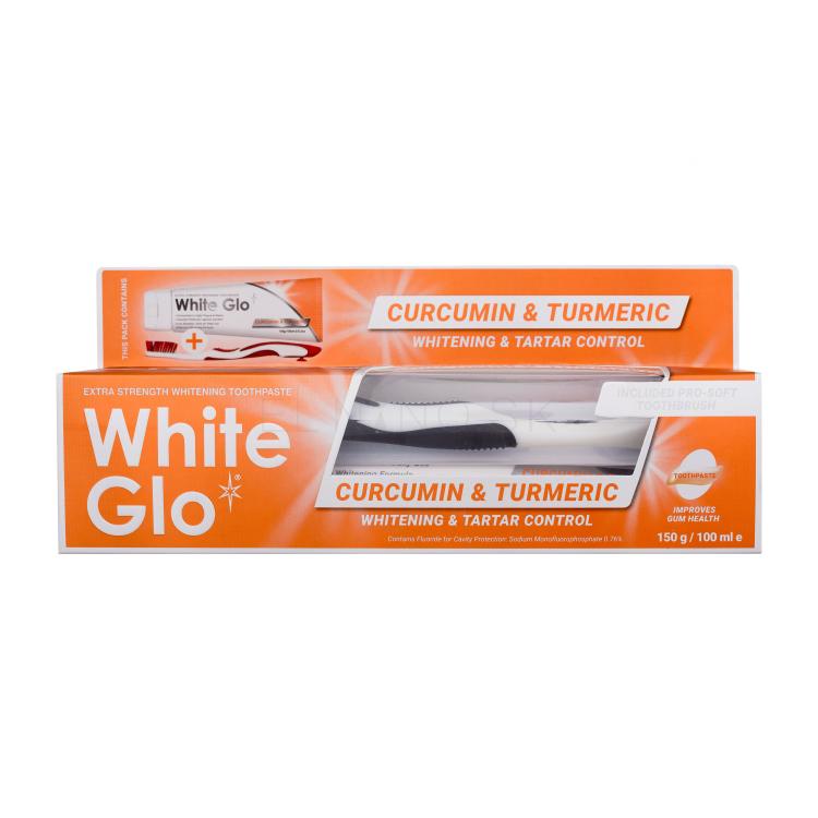 White Glo Curcumin &amp; Turmeric Zubná pasta Set