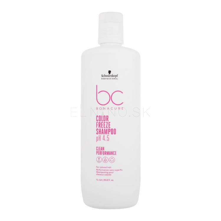 Schwarzkopf Professional BC Bonacure Color Freeze pH 4.5 Shampoo Šampón pre ženy 1000 ml