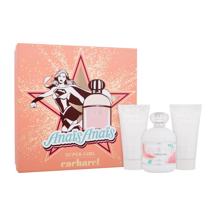 Cacharel Anaïs Anaïs L&#039;Original SET1 Darčeková kazeta Edt 100ml + 2x50ml tělové mléko