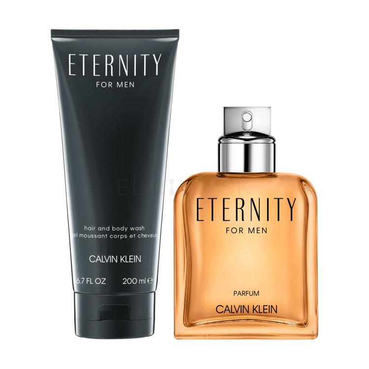 Set Parfum Calvin Klein Eternity Parfum + Sprchovací gél Calvin Klein Eternity For Men