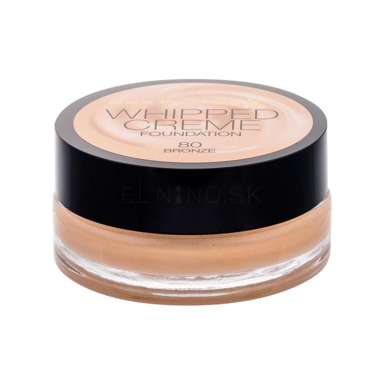 Max Factor Whipped Creme Make-up pre ženy 18 ml Odtieň 80 Bronze
