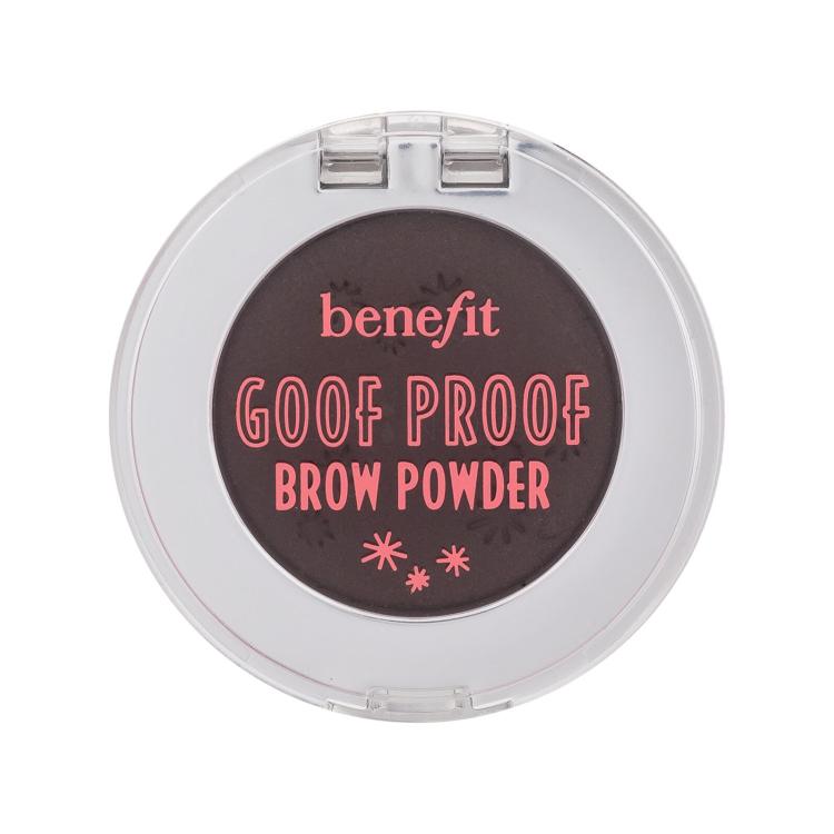 Benefit Goof Proof Brow Powder Púder na obočie pre ženy 1,9 g Odtieň 5 Warm Black-Brown