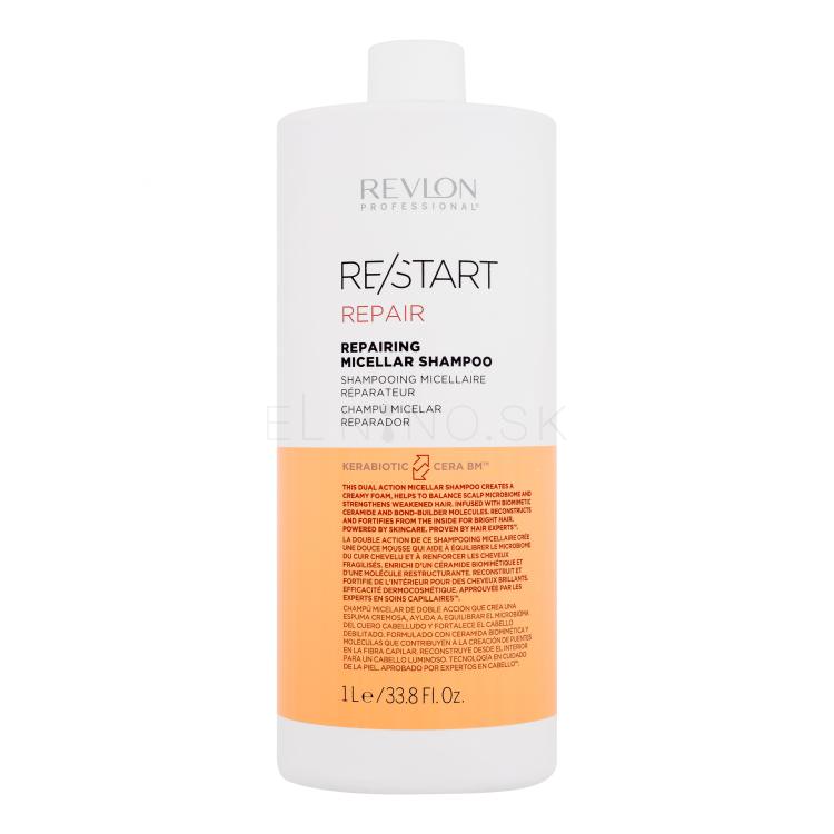 Revlon Professional Re/Start Repair Repairing Micellar Shampoo Šampón pre ženy 1000 ml