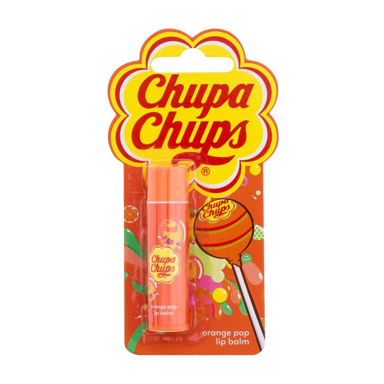 Chupa Chups Lip Balm Orange Pop Balzam na pery pre deti 4 g