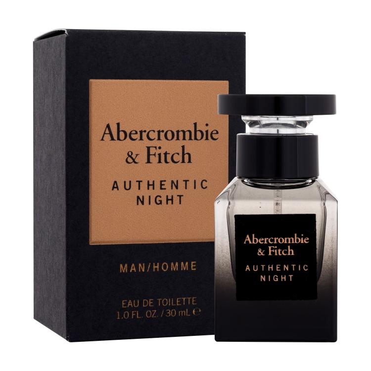 Abercrombie &amp; Fitch Authentic Night Toaletná voda pre mužov 30 ml
