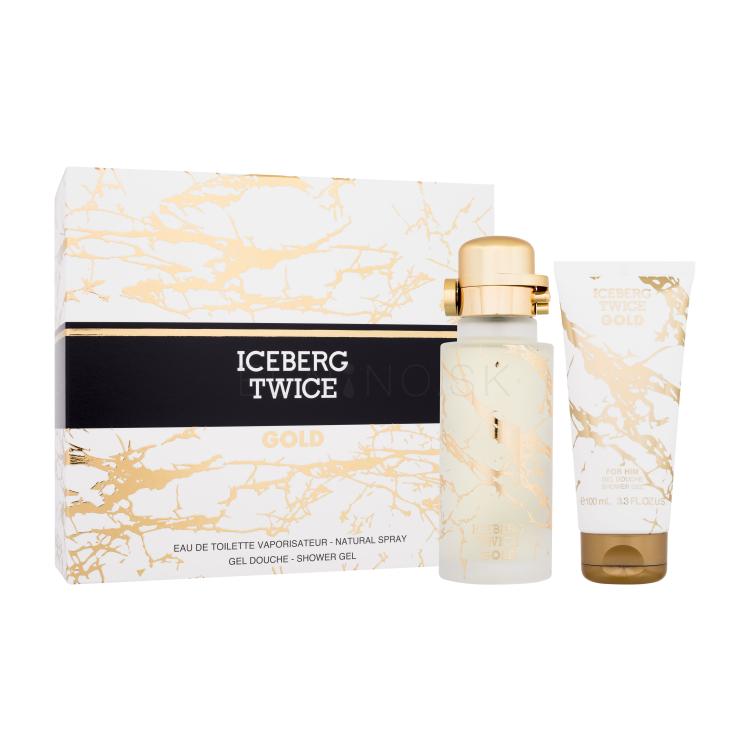 Iceberg Twice Gold Darčeková kazeta toaletná voda 125 ml + sprchovací gél 100 ml
