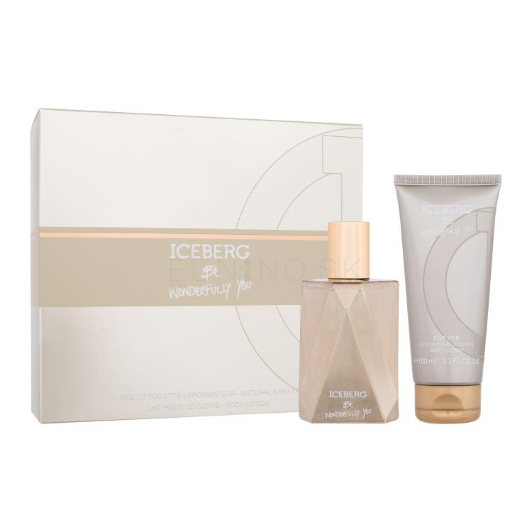 Iceberg Be Wonderfully You Darčeková kazeta toaletná voda 100 ml + telové mlieko 100 ml