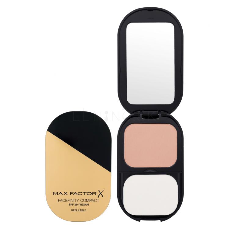 Max Factor Facefinity Compact SPF20 Make-up pre ženy 10 g Odtieň 001 Porcelain