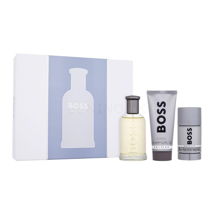 HUGO BOSS Boss Bottled Darčeková kazeta toaletná voda 100 ml + sprchovací gél 100 ml + deostick 75 ml