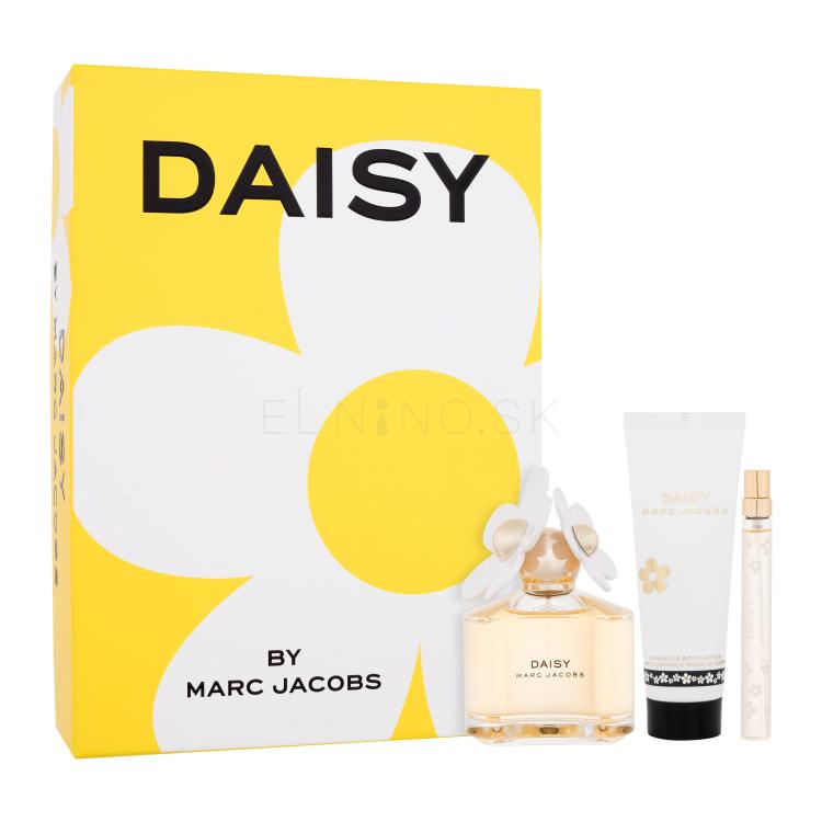 Marc Jacobs Daisy SET3 Darčeková kazeta toaletná voda 100 ml + telové mlieko 75 ml + toaletná voda 10 ml